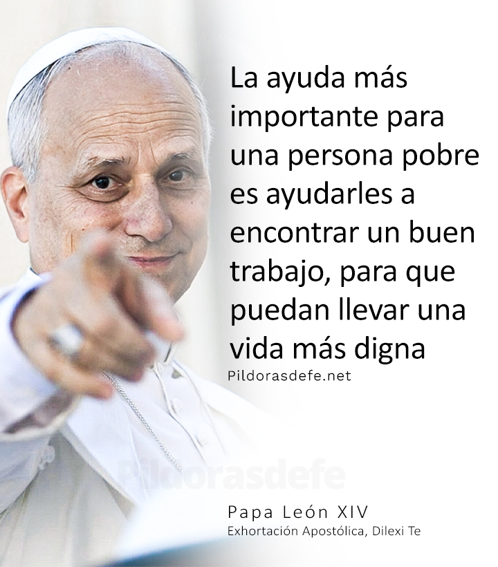 Pildorasdefe's tweet photo. La ayuda más importante para una persona pobre... https://t.co/p3Tl3QjWkq