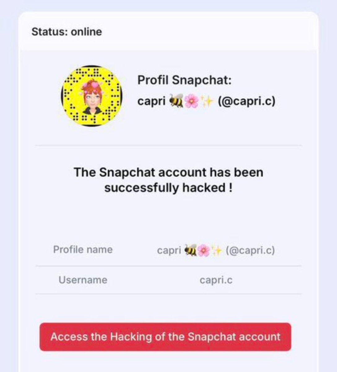 Taskinhilal's tweet photo. Get access into snap without password, 
Breach Eyesonly , bypass? {}<>

https://t.co/gVmpTF2akb

#snapgod #snaphack 
 #snapchatleak #monkeyappgirls #monkeyapp ][-][£ https://t.co/VwytOzTT4s