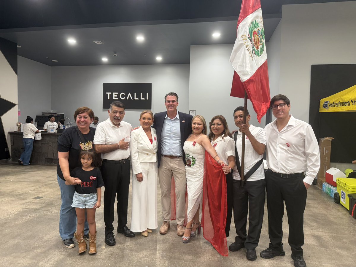 GovStitt's tweet photo. What a fun time celebrating Peruvian Independence Day! I’m grateful for my Peruvian friends who welcomed me so warmly and shared their incredible homemade food. Thanks for having me! https://t.co/dYUbsFBhQt