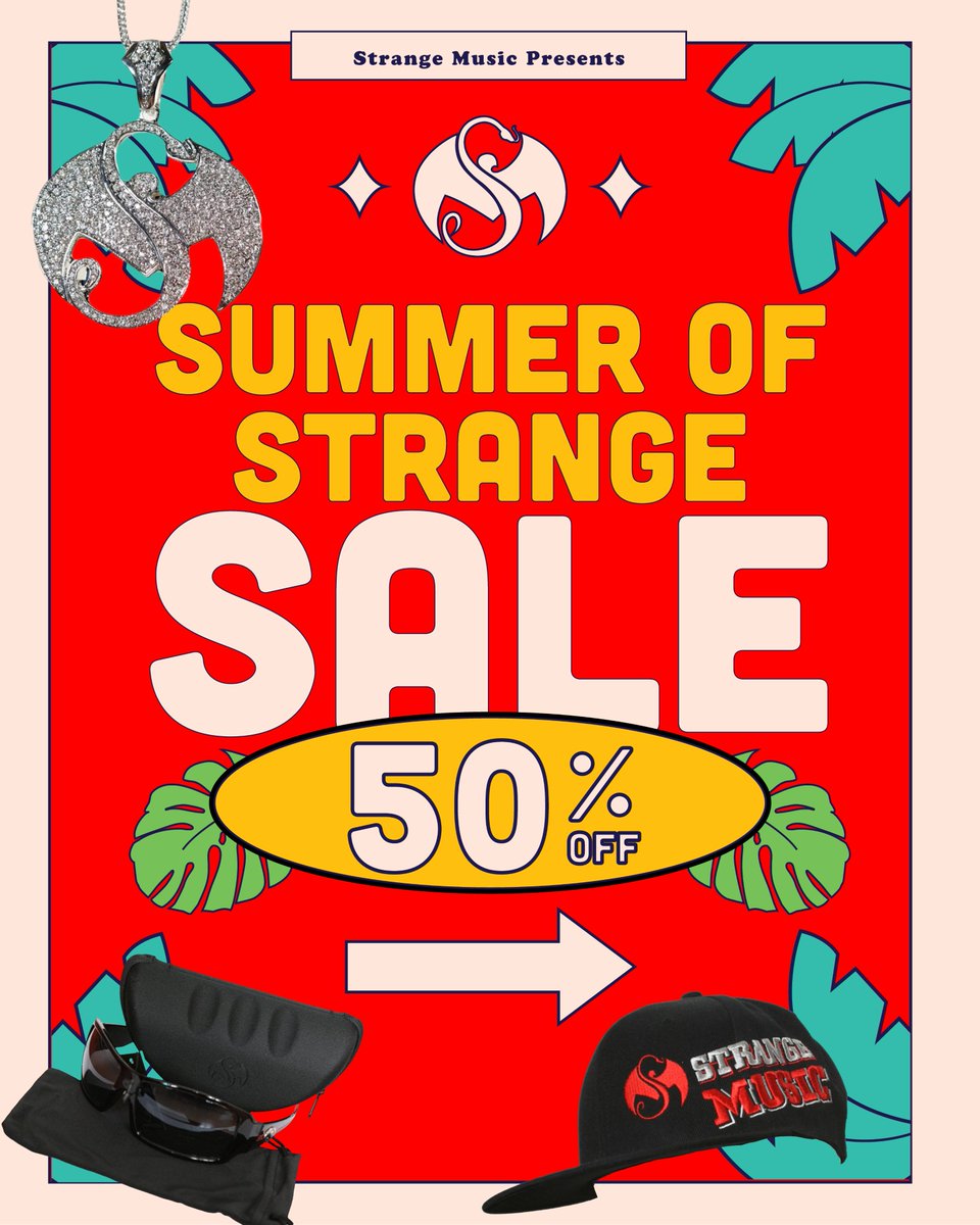 StrangeMusicInc's tweet photo. Time is running out, go to https://t.co/YVZuqCC2XU right now to get HALF PRICED MERCH! https://t.co/eeHcoBPPei