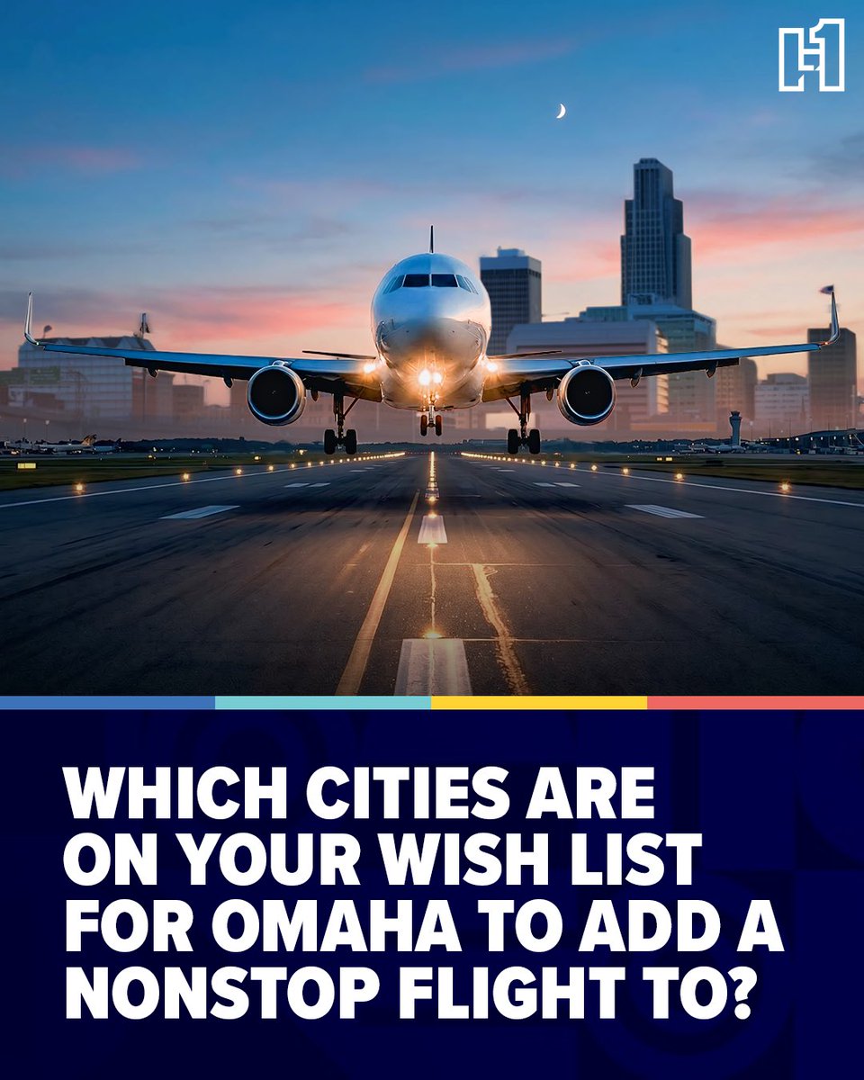 HurrdatOne's tweet photo. If you picked a nonstop flight for Omaha to offer, which city would you pick?! https://t.co/yLhxtoPgjz