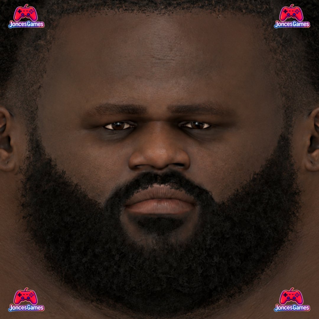 joncesgames's tweet photo. Mark Henry face texture #WWE2K26 #facetexture https://t.co/oyis4R1CLp