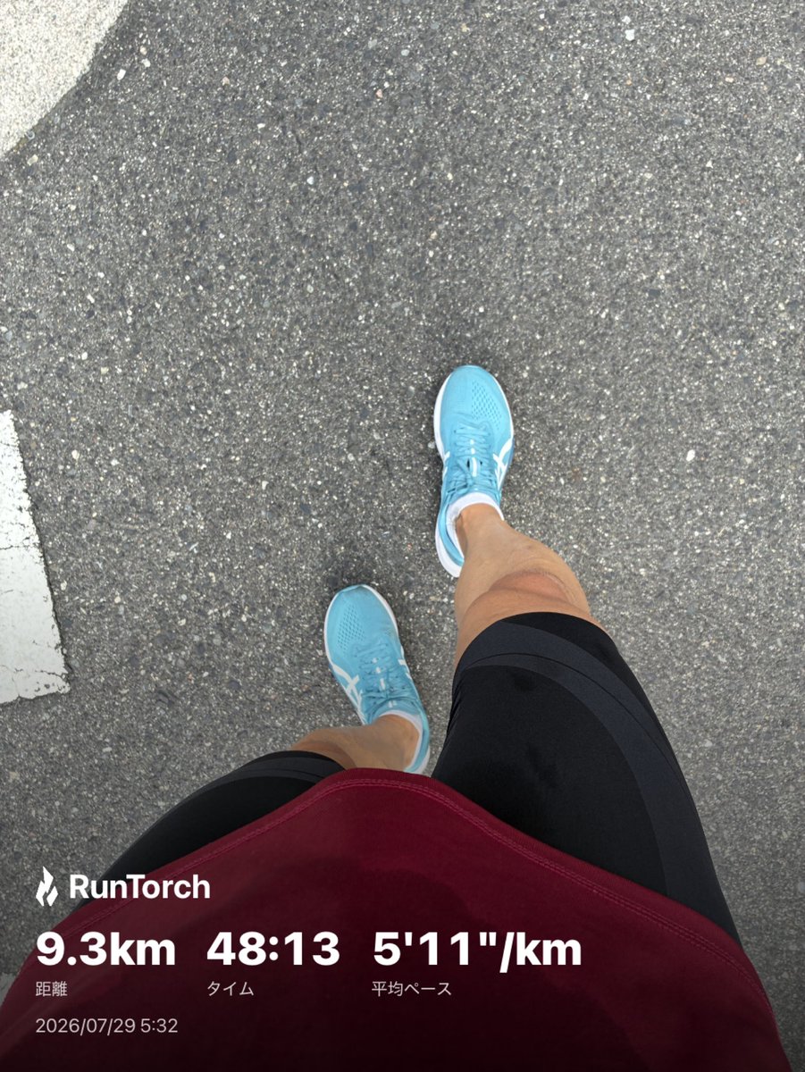 RunTorch_app's tweet photo. #朝ラン 完了しました。
5:30-4:50までビルドアップ8km。今日はいくらか涼しい感じがしたのですが、結局汗だくですね。
シャワー浴びてリフレッシュします！この瞬間が最高ですね。

#マラソン #ランニング #サブリノ #サブ3.5 https://t.co/bKzop2DdUX