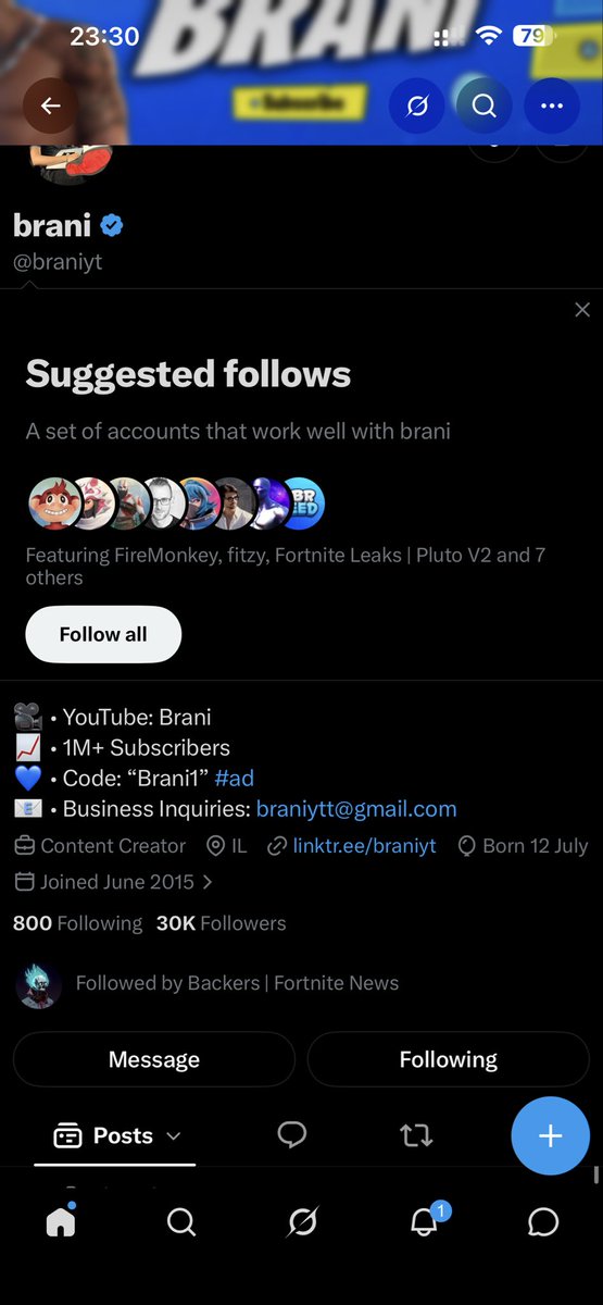 Classy1503's tweet photo. @FortniteFNLK @braniyt Done https://t.co/5Zjaa1F5J8