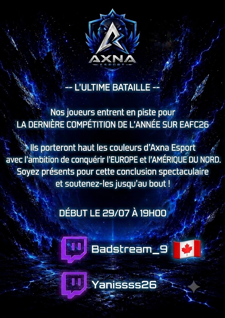 AxNa Esport tweet media