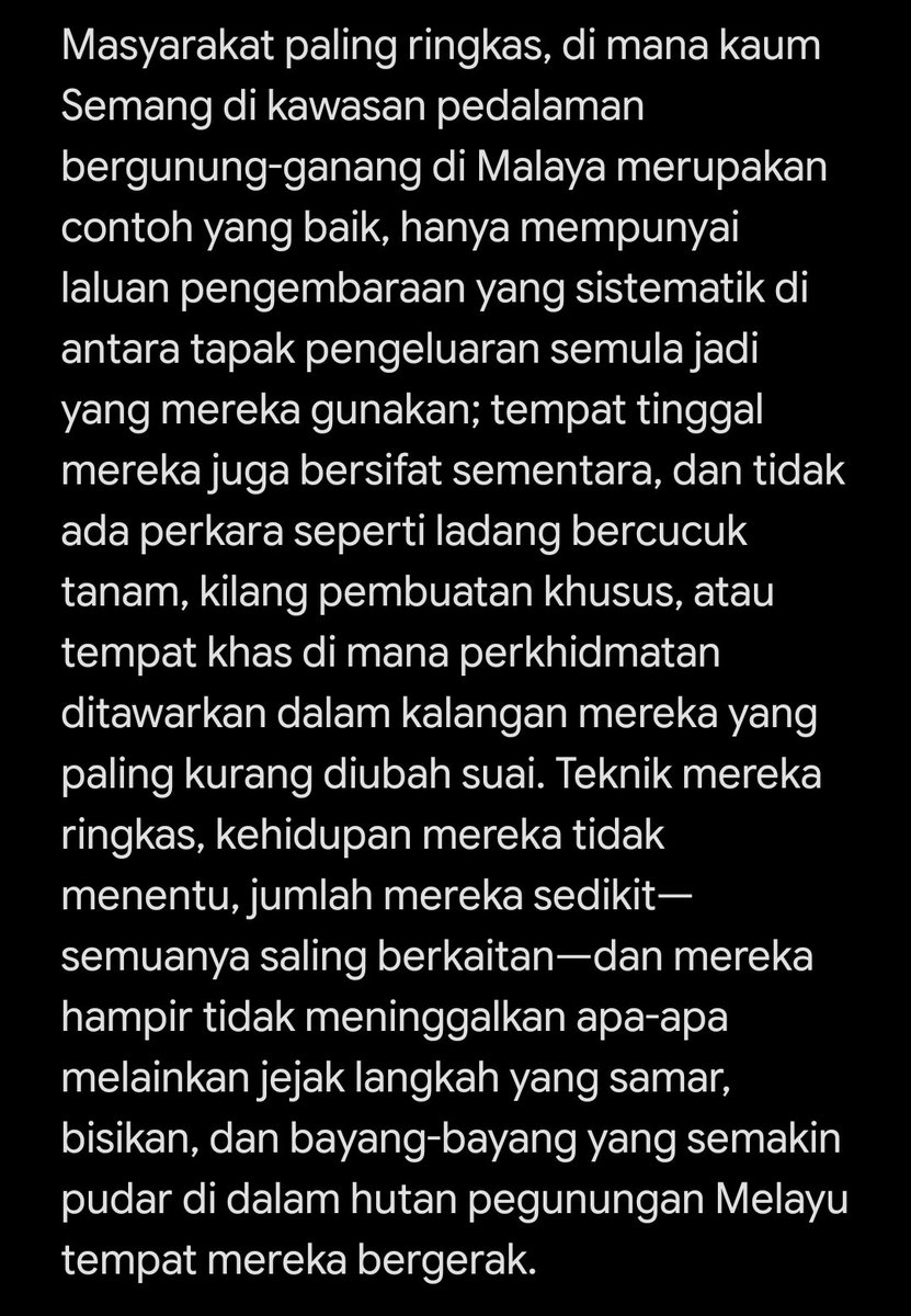 hakmal_zero's tweet photo. the human use of the earth , semang
ms 122

kaum Semang di kawasan pedalaman bergunung-ganang di Malaya. 
mereka hampir tidak tinggalkan apa2x melainkan jejak langkah  samar, bisikan, dan bayang-bayang yang semakin pudar di dalam hutan pegunungan Melayu tempat mereka bergerak. https://t.co/SW5AO0fr9L