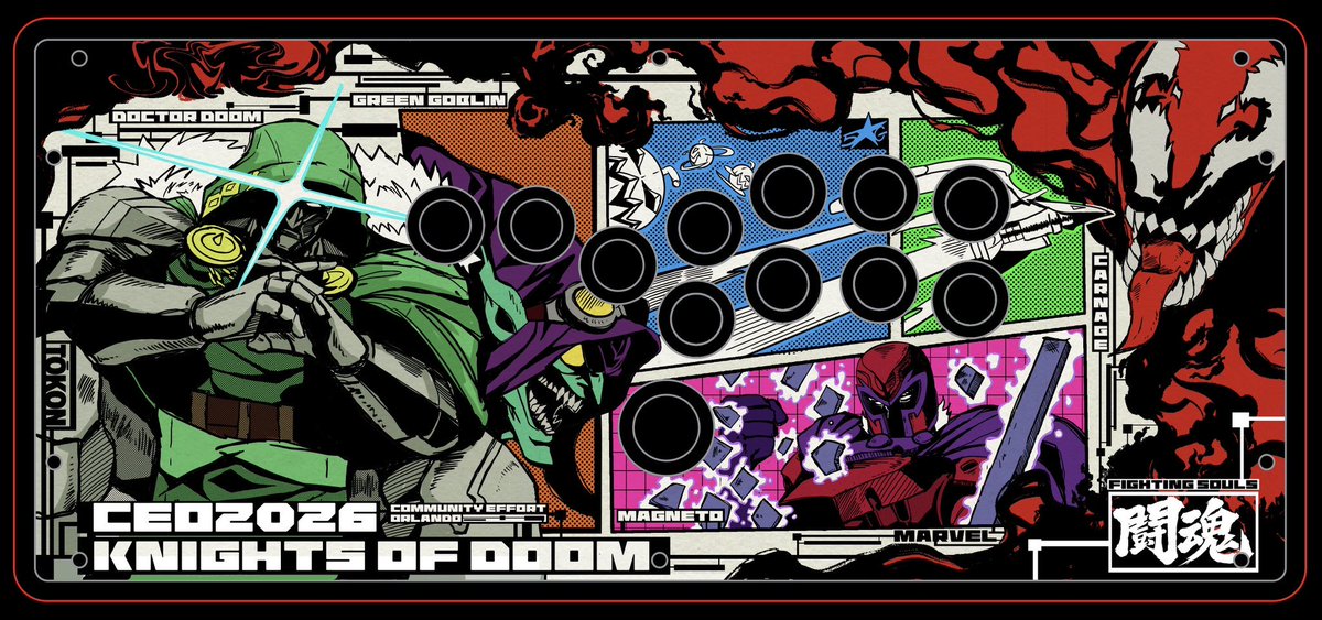5_StarGold's tweet photo. Avatar and Tokon hitbox ultra designs. Side by side and ready for #CEO2026 https://t.co/oZYuJNlAcF