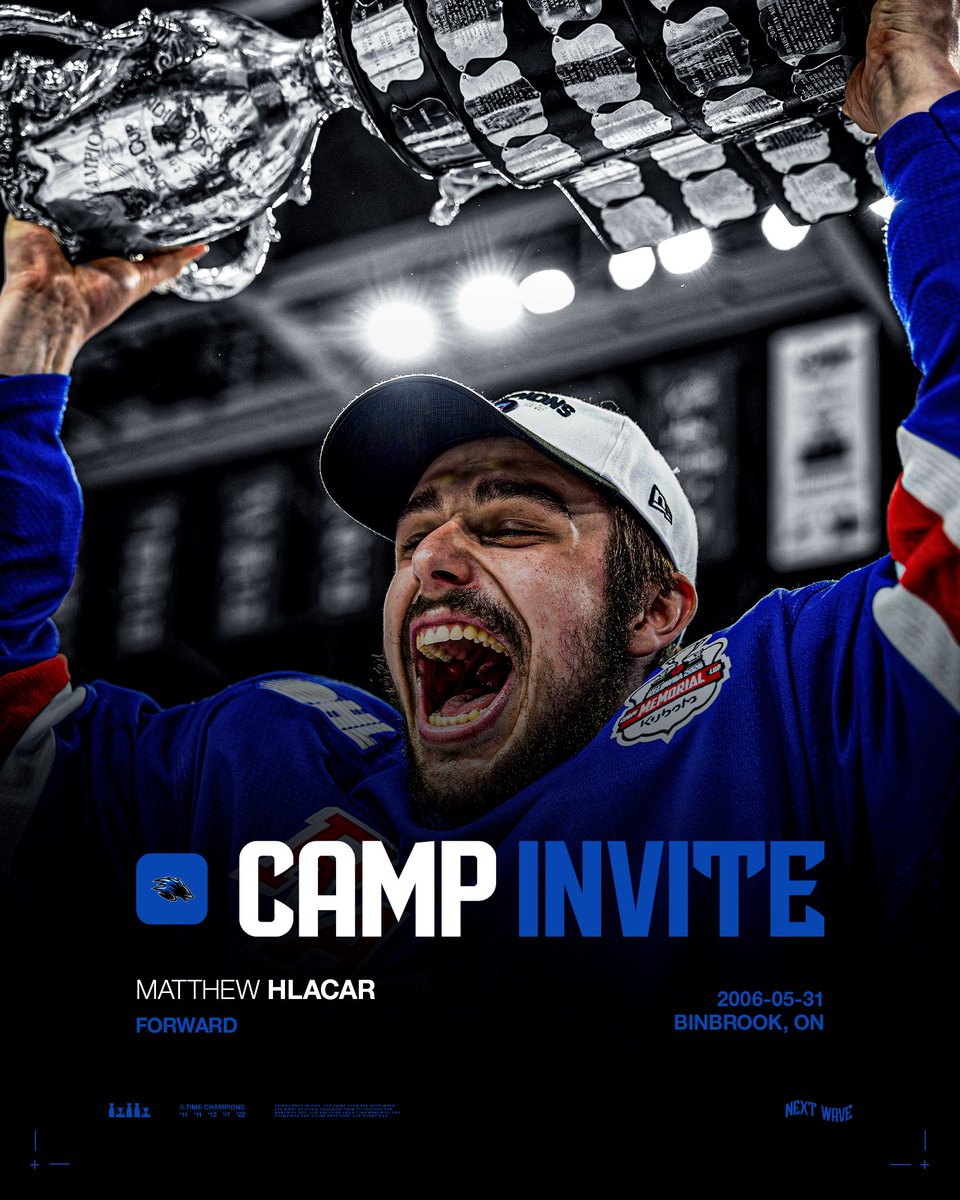 SJSeaDogs's tweet photo. 2026 Memorial Cup champion and @MapleLeafs prospect Matthew Hlacar has been added to the #SJSeaDogs training camp roster.
#GoDogsGo https://t.co/VlBergAPBt