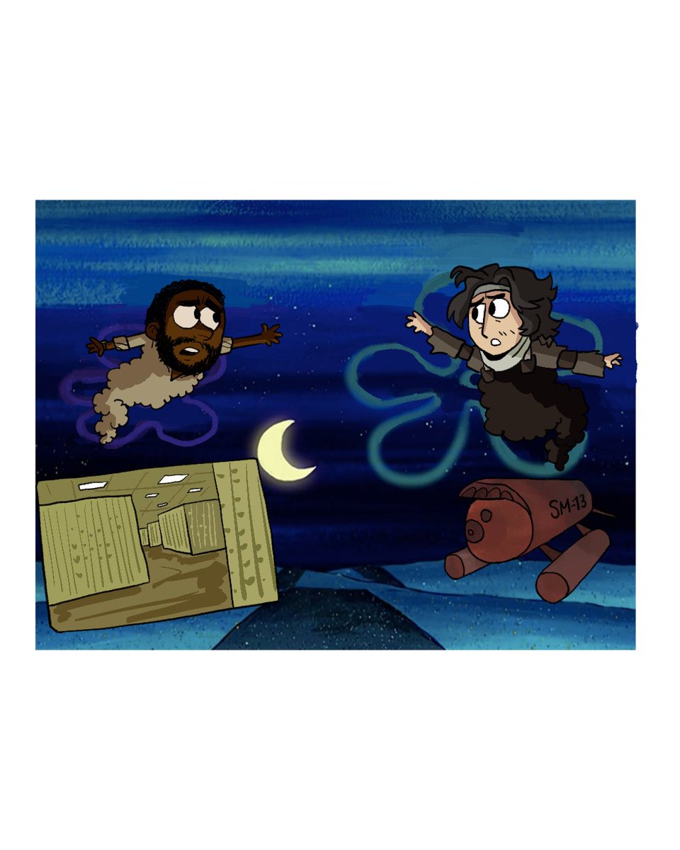 cirileearts's tweet photo. they're separated 🥺🥺🥺🥺🥺 and simon is gonna return changed </3 also, you can read about it in my fanfic hehehe its currently one of the only two fics in the clark/simon tag on ao3 #backlung #backrooms #ironlung #clarkbackrooms #simonironlung https://t.co/fNEZhFE6FU