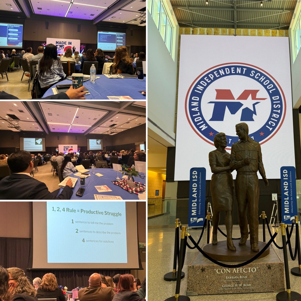 demalone79's tweet photo. Leadership Summit – Day 1 ✔️

An inspiring day of learning, collaboration, and reflection at the Midland ISD Leadership Summit. https://t.co/kapPHAtLDS