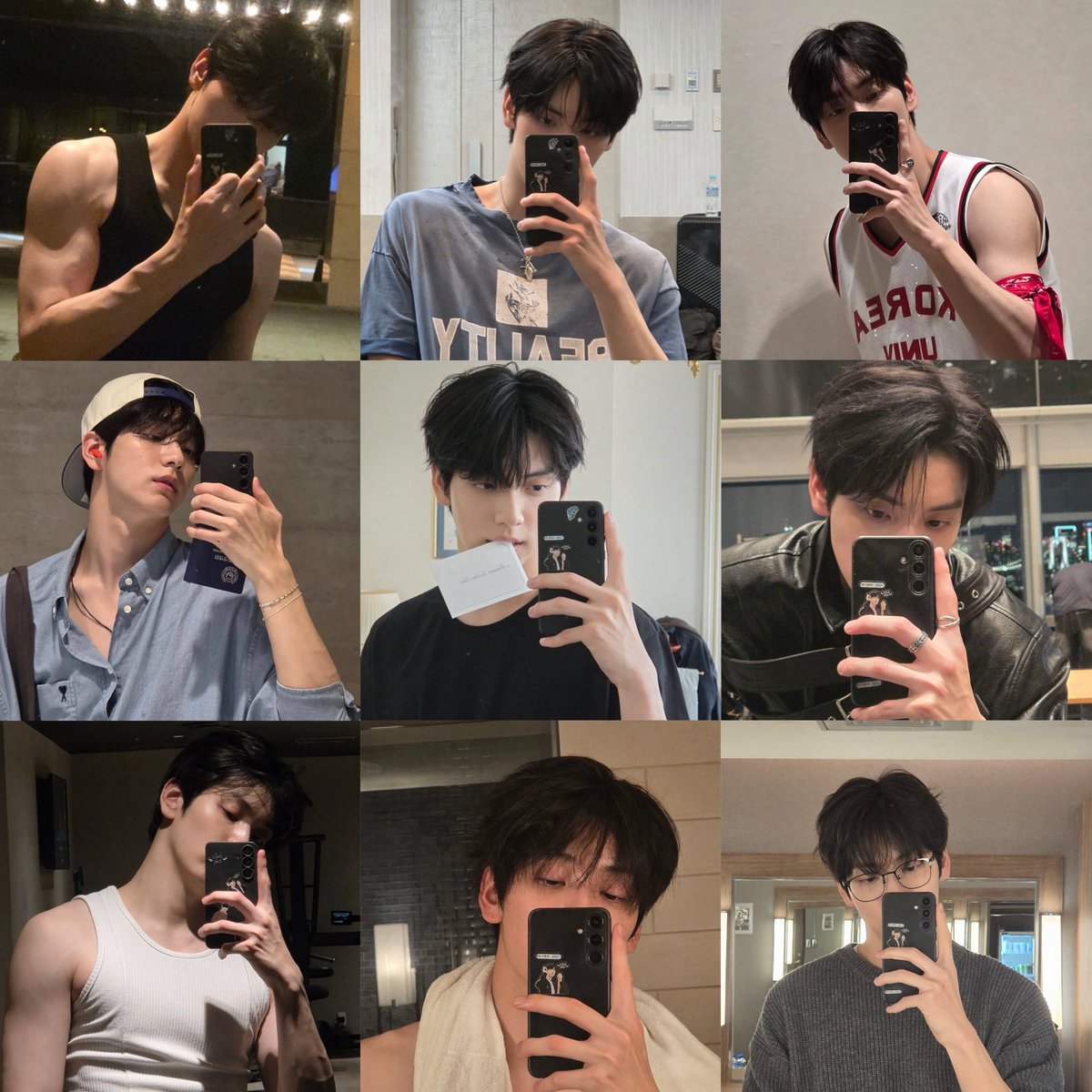 divaxdiaries's tweet photo. when u think u have strong mirror selfie game but then choi soobin pulls up to the function https://t.co/9Ex6hH4T46