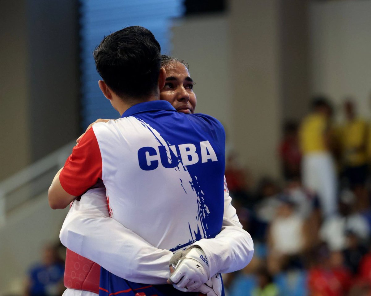 InderCuba's tweet photo. #Cuba en los Juegos Centroamericanos y del Caribe de #SantoDomingo2026
Oro para Elianet Crespo (+73 kg) en #taekwondo, como victimaria de la colombiana Kiara Paz (2-1).
#DeporteCubano #InderCuba65 #VeranoConMiGente #SiempreXCuba https://t.co/w2dLybYApo