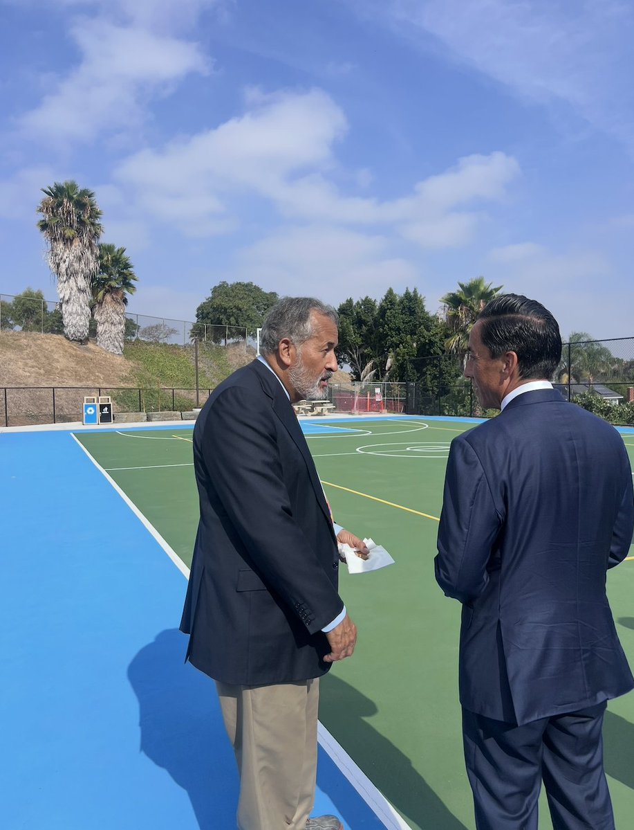 MayorToddGloria's tweet photo. San Ysidro's Community Activity Center is back!

Thanks to a $5.8 million investment by @CityofSanDiego and support from @RepJuanVargas, the center now features a new playground, sports court, improved accessibility, and upgraded amenities.

#ForAllofUs https://t.co/nO5HrxYqM6