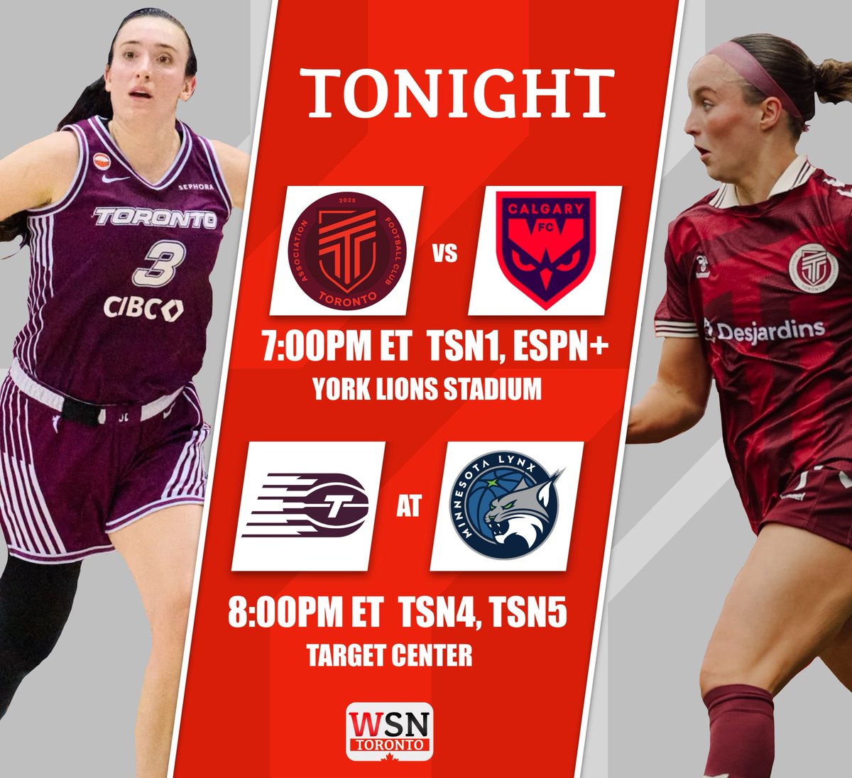 WSNToronto's tweet photo. A busy night ahead https://t.co/SiYxZTxxbz