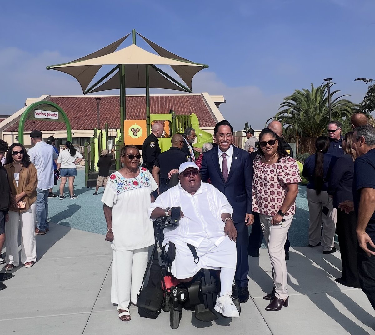 MayorToddGloria's tweet photo. San Ysidro's Community Activity Center is back!

Thanks to a $5.8 million investment by @CityofSanDiego and support from @RepJuanVargas, the center now features a new playground, sports court, improved accessibility, and upgraded amenities.

#ForAllofUs https://t.co/nO5HrxYqM6
