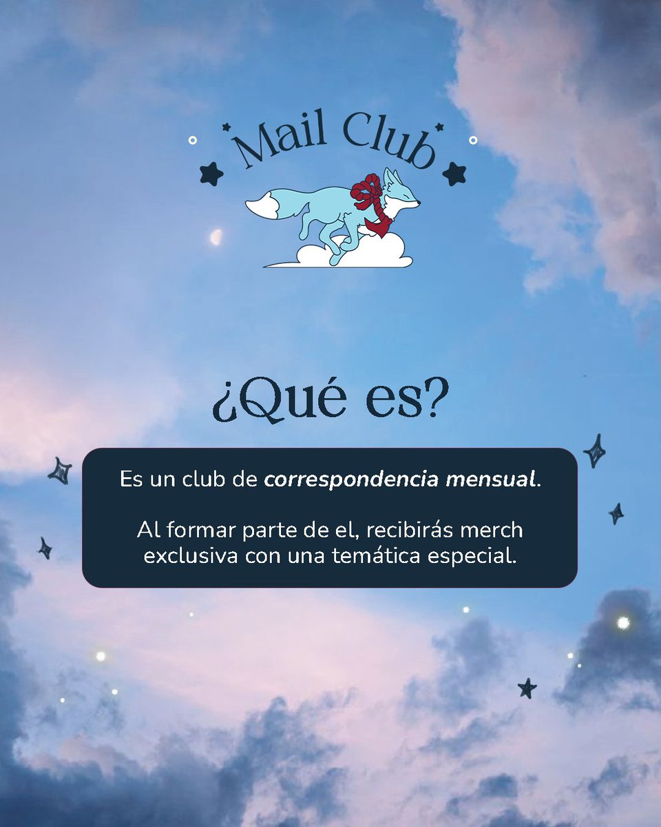 gramckode's tweet photo. Hola chicos ✨

Hace un tiempo que la idea de abrir mi propio Mail club ha estado revoloteando en mi cabeza y por fin he encontrado como darle forma. Ahora sólo me hace falta saber sus opiniones!

Si estás interesado, por favor rellena la encuesta de interés en el linktree + https://t.co/kREY0JQPEP