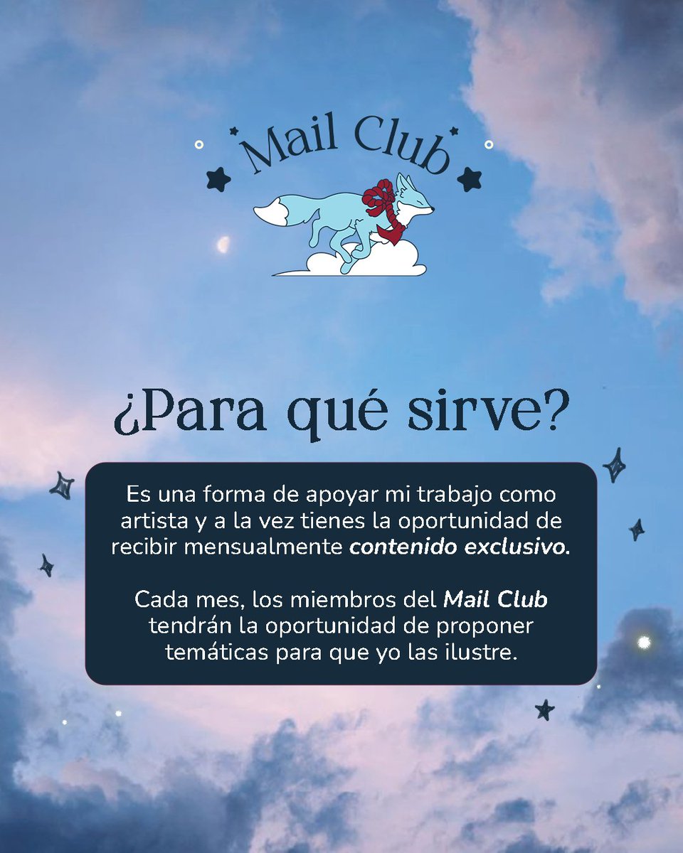 gramckode's tweet photo. Hola chicos ✨

Hace un tiempo que la idea de abrir mi propio Mail club ha estado revoloteando en mi cabeza y por fin he encontrado como darle forma. Ahora sólo me hace falta saber sus opiniones!

Si estás interesado, por favor rellena la encuesta de interés en el linktree + https://t.co/kREY0JQPEP