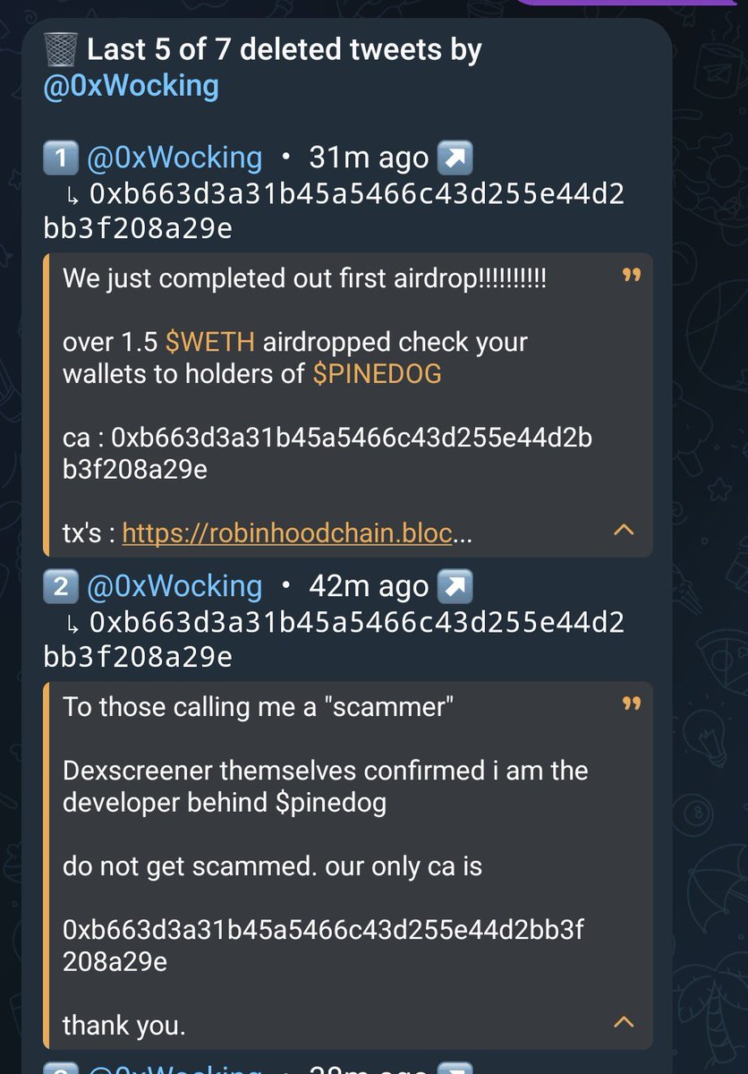 Lucifernight__'s tweet photo. @0xWocking Different CA? Why? https://t.co/qWeFbYGt9n