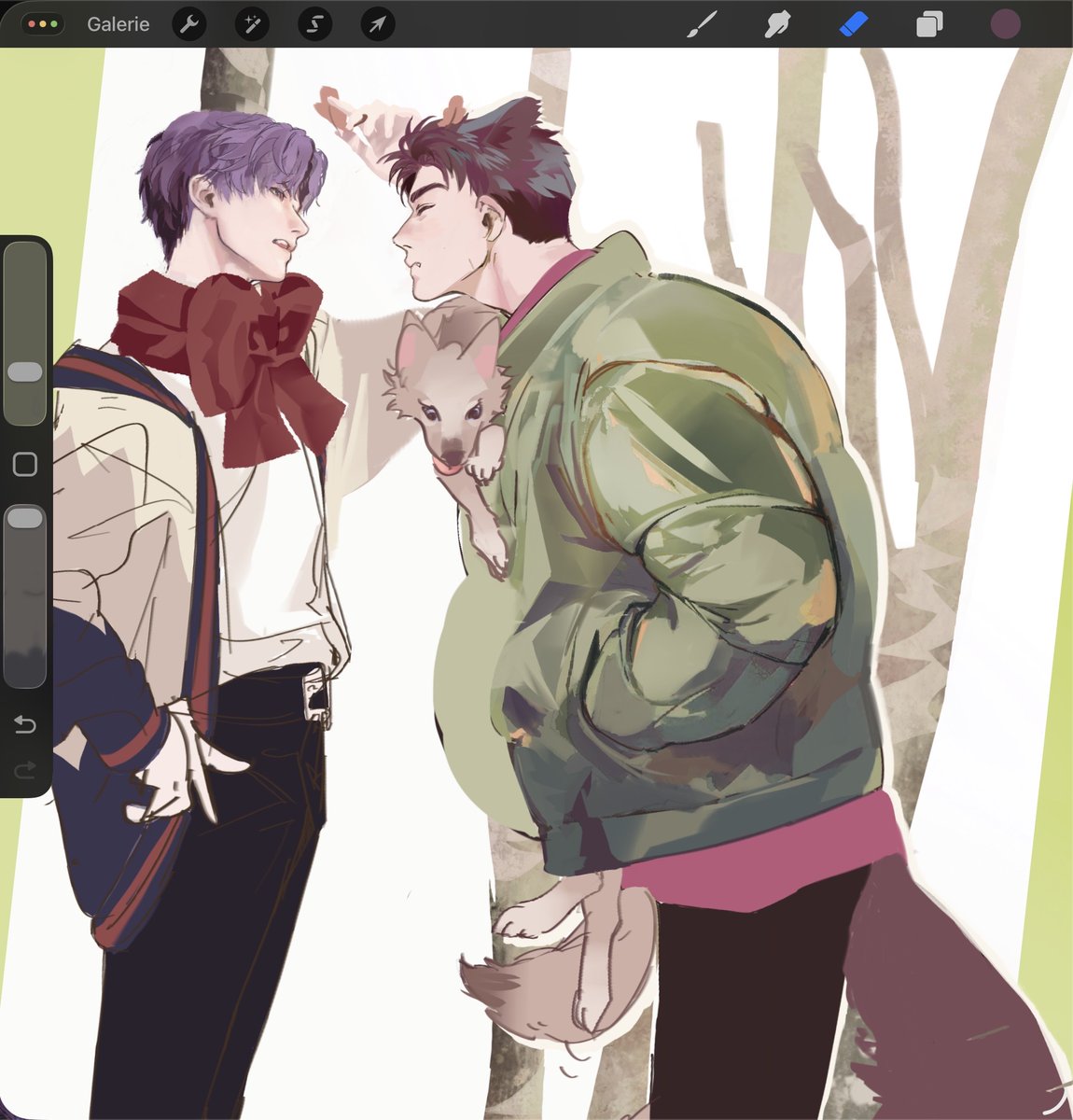 chaloobie's tweet photo. Stop playing outside and come home already. #valkoisloved  #恋与深空 #LoveandDeepspace https://t.co/pykJ7hsENV