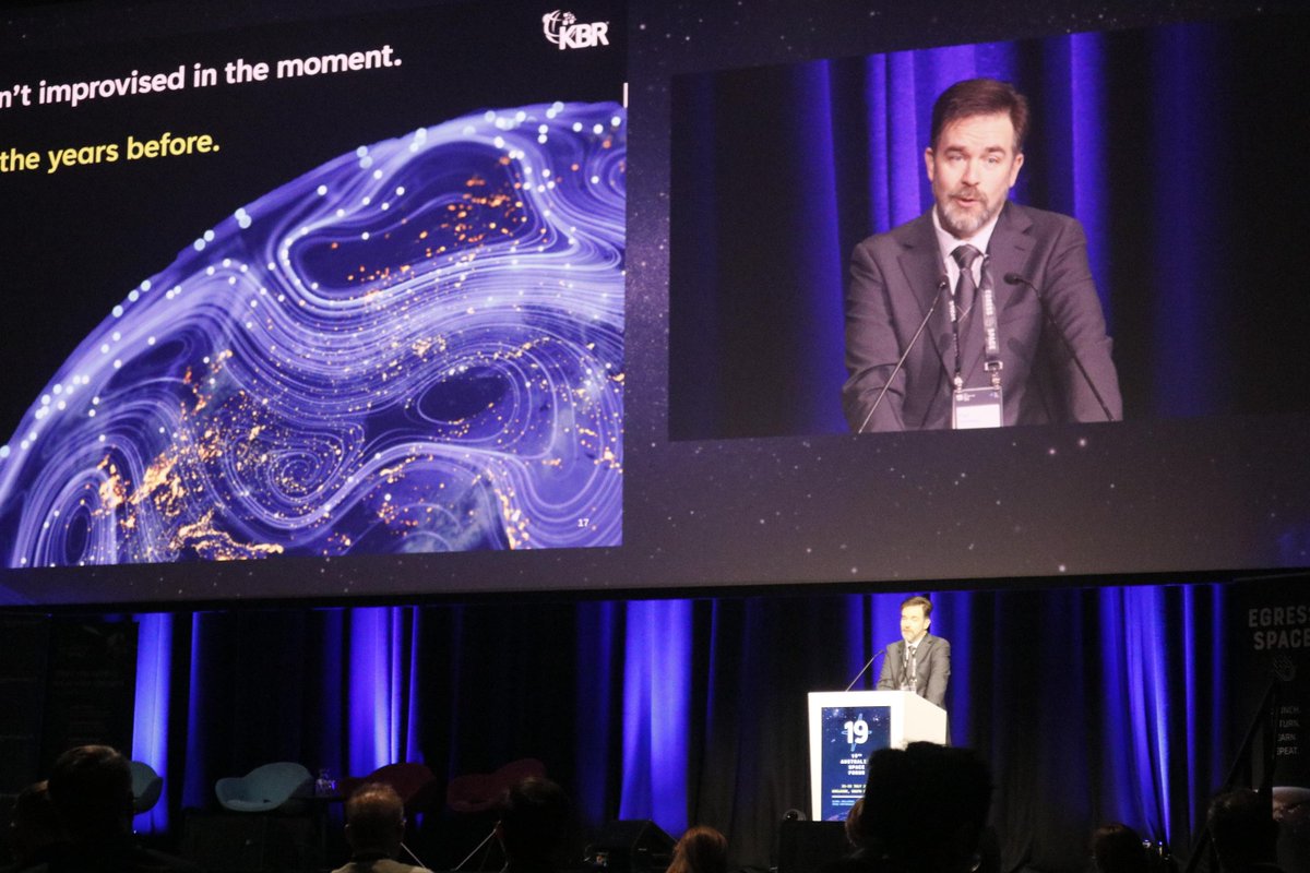 KBRincorporated's tweet photo. A great few days last week at @AndyThomasSpace  Foundation’s 2026 Australian Space Forum in Adelaide 🚀
As part of Australian Space Week, the #KBR Australia team connected with leaders across industry, defence and research - sharing ideas and exploring the future of space in Australia.

From insights on emerging technologies to inspiring the next generation, it was great to see our team connect with industry leaders and present on integration as a core capability.

Conversations like these are key to shaping the future of Australia’s space industry - and we’re proud to be part of it.

📸 Swipe through for highlights from the event

#AndyThomasSpaceForum #SpaceAustralia #STEM #Aerospace #Innovation