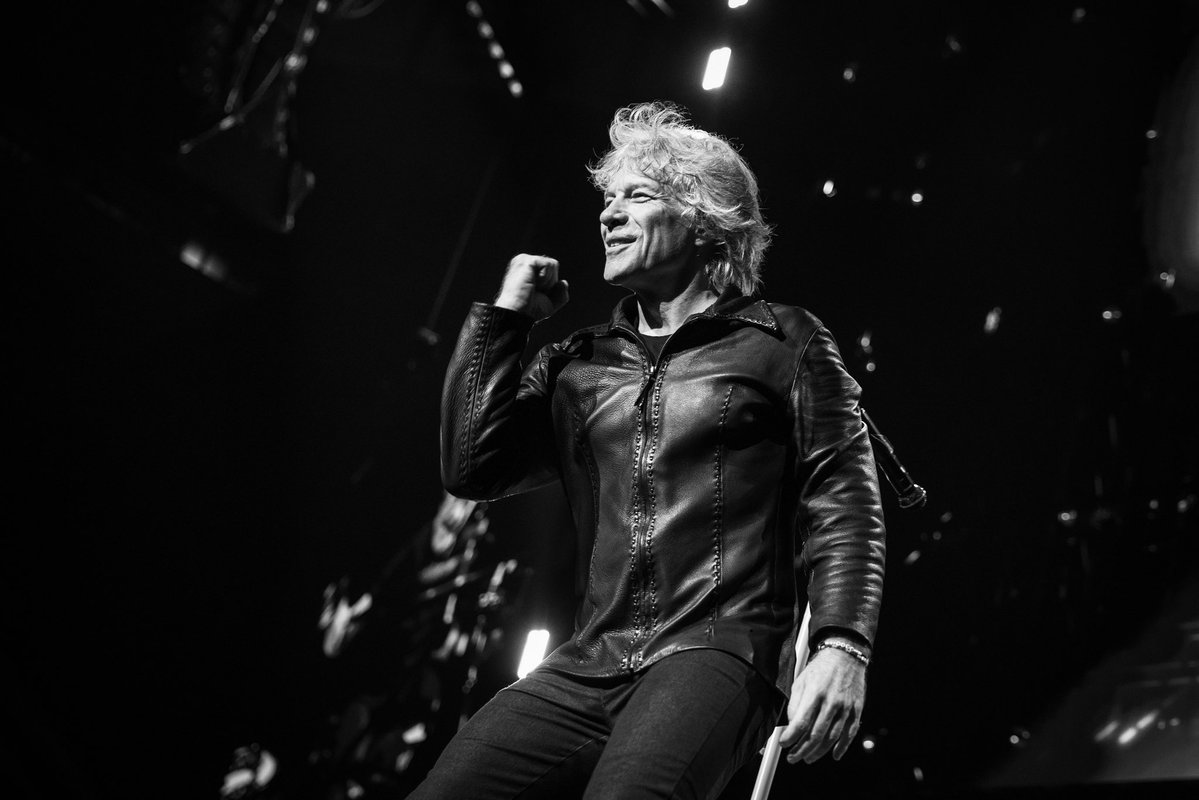 jonbonjovi's tweet photo. Just sitting down to reflect on the past month
First, I can not thank you all enough for your friendship, your kindness and your support.
We all shared in a very special experience, something unique to this moment but that’s been building for a decade.
Second, I woke up thinking these two words, IMPERFECTLY PERFECT.
9 nights, it was beautiful. It was real, it was human. I looked at each of my bandmates and at as many of you as I could see and I felt that resonance. That connection that can’t be described or felt unless it was experienced in person–   to be written about or viewed.
I know what happened.
If you were there, so do you. It was special.
I’ll sleep tonight knowing that a decade of our journey, the highs and the lows, led me to these 9 nights...
My reward is that I know I get to shine a light on so many people. All human in their existence, all just looking to find something in common, some connection…
I know what it is.
It’s light, it’s love. Imperfectly perfect…
And I have figured out that somehow I’m lucky enough to still work here.

I couldn’t be more grateful…
