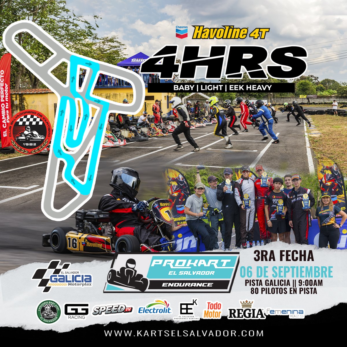CHINORADIOYTV's tweet photo. Se vienen las 4hrs EL SALVADOR de Karting !!!! https://t.co/bC1KJZMU2q
