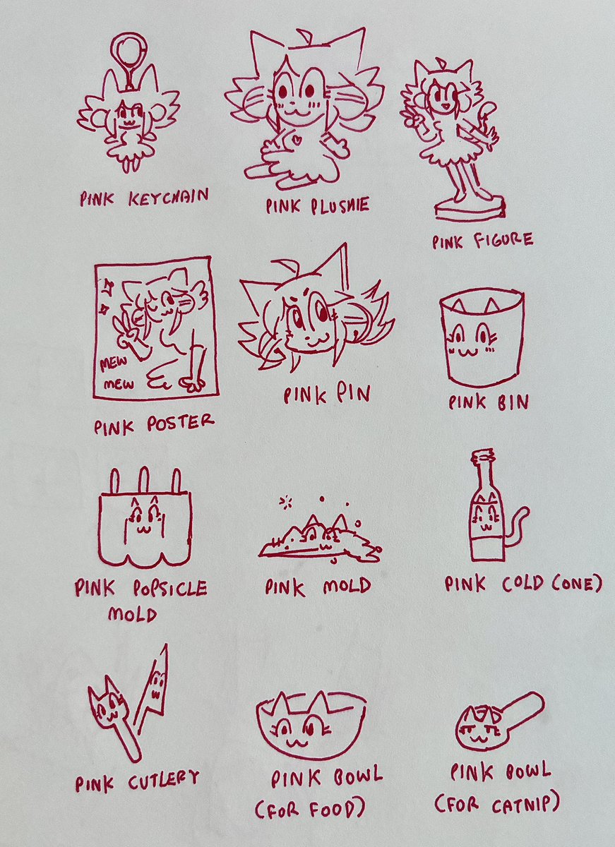 Scissorclaws's tweet photo. pink chapter 5 fangamer merch leak https://t.co/Op4mS0JUOx