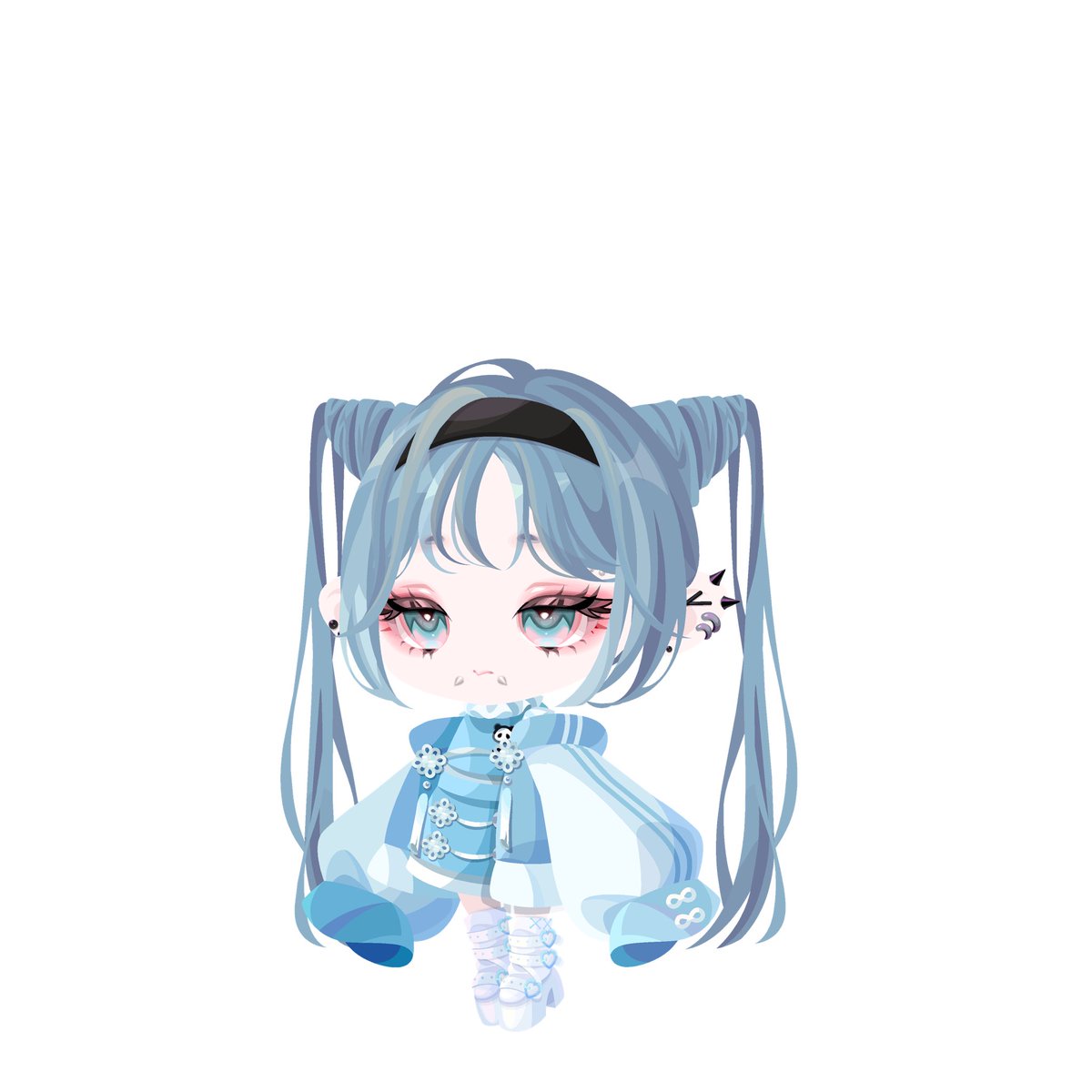 PON12_25_'s tweet photo. 水色チャイナかわいすぎる #ポケコロ https://t.co/H7EhHTD7Dj