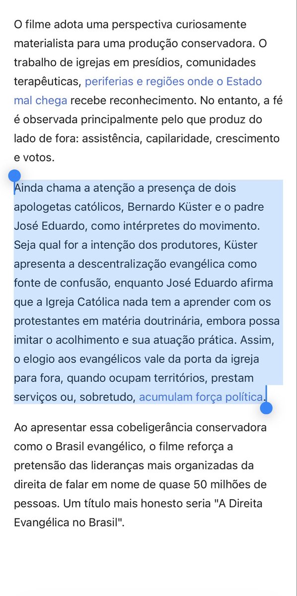 flpmodesto's tweet photo. @lasapan67 @Vitruvius___ O doc tem 2h. 
Então preferi ler primeiro um resumo (da presbiteriana Daborah Bizarria).

https://t.co/BZnHzyiGrf

Achei particularmente interessante o penúltimo parágrafo dela:

#CavaloDeTroia https://t.co/bSm9zAs3UK