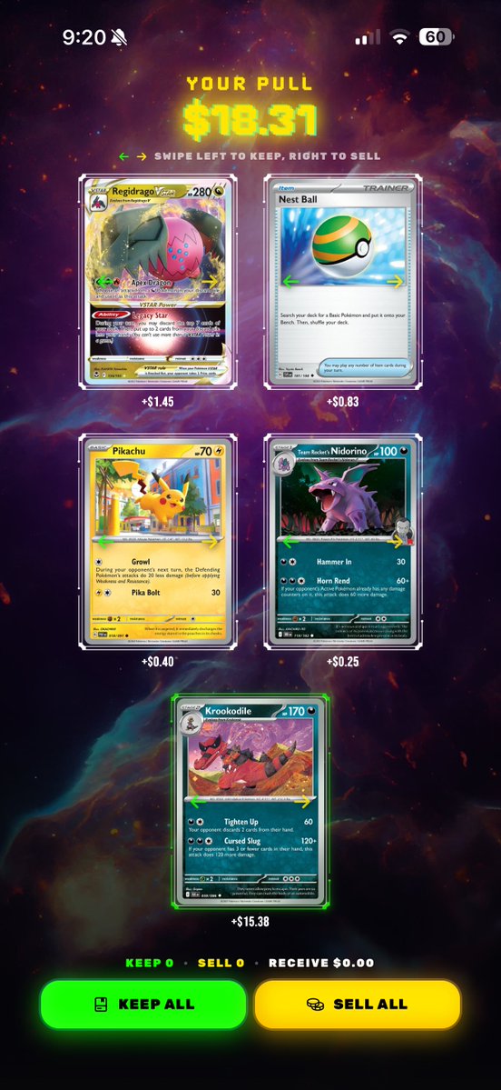 CharmanderChief's tweet photo. Was bored so I tried @TiltRips

$25 pack + $10 pack 🔥

Pretty fun way to degen some packs without finding sealed product

If you wanna try it, use my code: MGVPB8YP
(or don’t, idc)

Best part? You don’t have to use Crypto 😉 https://t.co/iEiJv1Xvl4