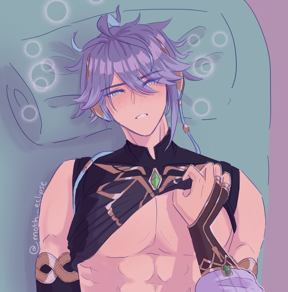 moth_again's tweet photo. Every painter needs a live model sometimes, and Kaveh prefers to get hands on with his anatomy study... But how does Alhaitham feel about it? Well -
#kavetham #カヴェアル https://t.co/PZCq77HkNr
