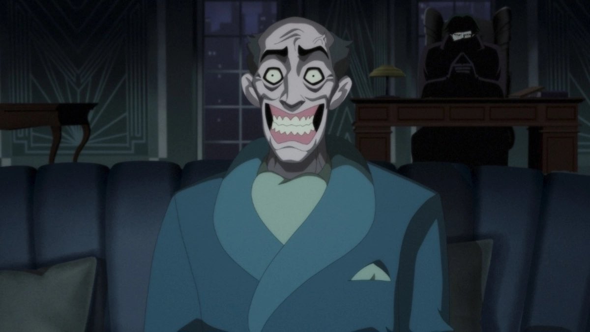 TheJokersGrimm's tweet photo. Early reviews for Season 2 of ‘BATMAN: CAPED CRUSADER’ praise this unique take on Joker:

“For The Joker, Batman: Caped Crusader goes all the way back to Batman Issue #1 to craft a terrifying take. A pronounced hat covers the iconic villain in shadow as he speaks in a monotone, droll voice full of wicked purpose provided by House of the Dragon‘s Matthew Needham before administering shocking acts of violence. His scowl, replacing the iconic grin audiences have become accustomed to, can send shivers down the spine. As it turns out, the easiest way to make a character feel fresh again can sometimes be to go back to their very first appearance.”

- @DiscussingFilm