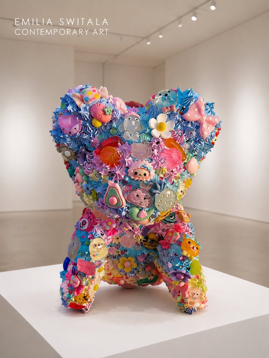 EmiliaSwitala's tweet photo. A little dose of dopamine for your day. 🧸 https://t.co/tu41LrBwrG
#emiliaswitala #teddybear #teddybearsculpture #teddy #sculpture #contemporarysculpture #fineart #artbear #teddyart #teddysculpture #smilemore #bringjoy #joyfulhome #happyhome #dopamine https://t.co/790kNV59kr