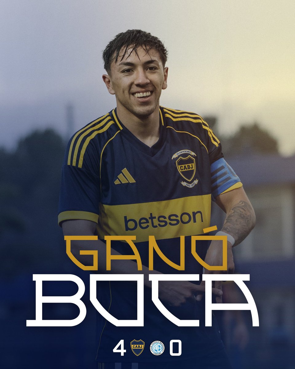 la12tuittera's tweet photo. #Reserva | ¡GANÓ #BOCA! 

✅Gran triunfo de los pibes por 4-0 ante Belgrano, con goles de Joaquín Ruíz, Juan Pussetto, Lautaro Bianco y Joaquín Piñeyro.

▶️4 de 6 para el equipo de #Herrón en el arranque del Clausura.

#VamosLosPibes 💙💛💙 https://t.co/CWTblZvr7U