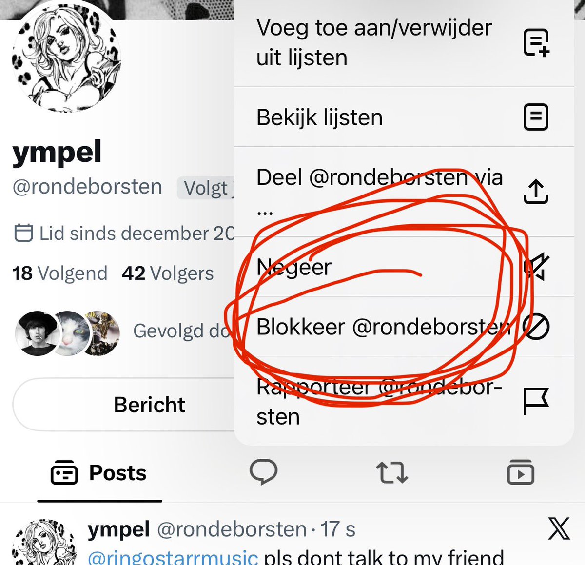 honingmaan's tweet photo. @rondeborsten @ringostarrmusic Pas op schat https://t.co/tHaongS2Fs