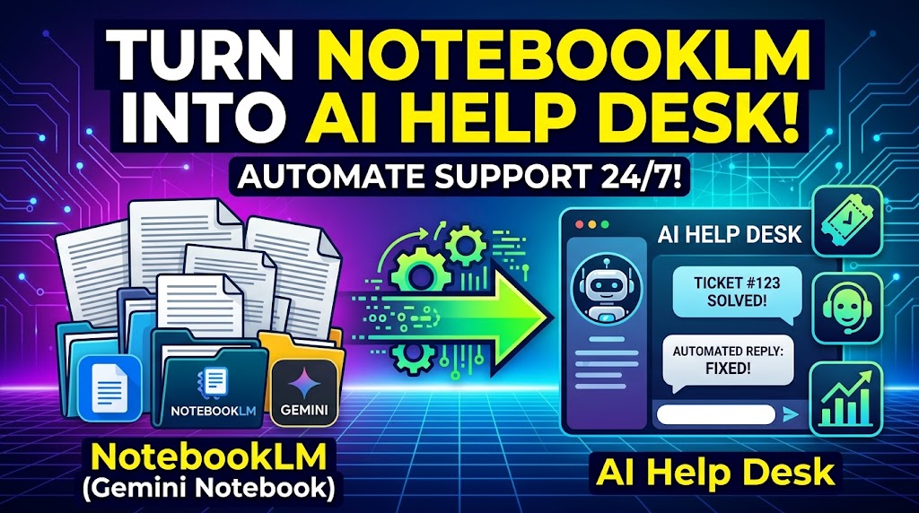 PlrShow's tweet photo. How to Turn @Gemini_Notebook  into an Automated Help Desk https://t.co/l2vbTEVjQX via @YouTube https://t.co/I73K1G47b1