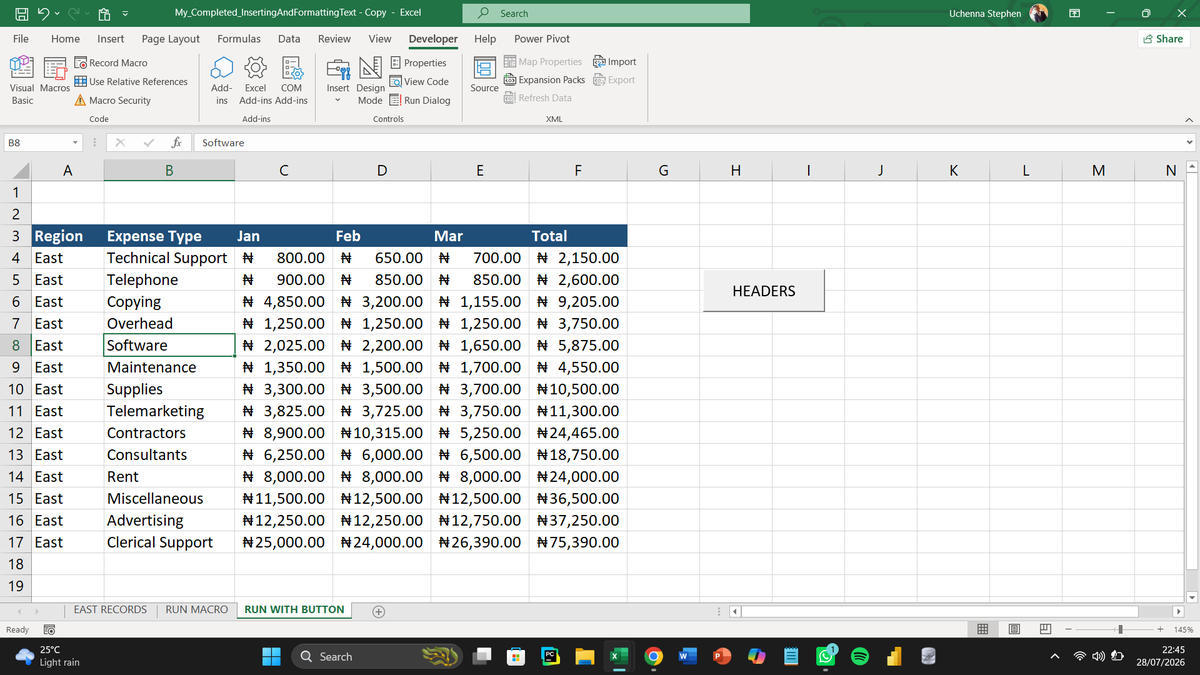analyst_uchenna's tweet photo. Day 12 of my Excel & Data Analytics Journey
Today I stopped thinking like an Excel user.
I started thinking like someone who builds processes.
Every repeated click can become an automated task.
Small shift. Big difference.
#90DaysOfLearning #DataAnalysis #Excel #LearningInPublic https://t.co/LO6uZP6plG