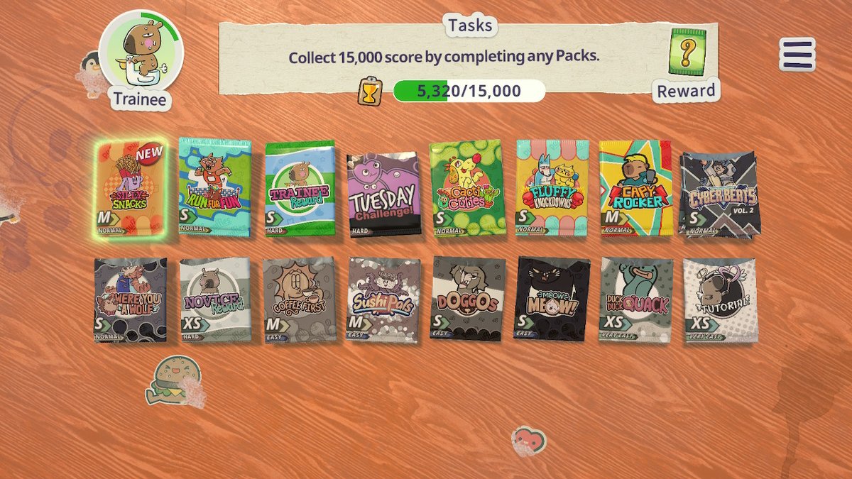 leighwynne33's tweet photo. So picked up the apple arcade game #Puffies but on the #NintendoSwitch
Which is like a huge jigsaw game, but here you have to open packs of stickers, complete each puzzle.
No time limits just endless waves of new packs varying in difficulty!
Think #Stitch but with stickers! https://t.co/UMeOAxS3Ta