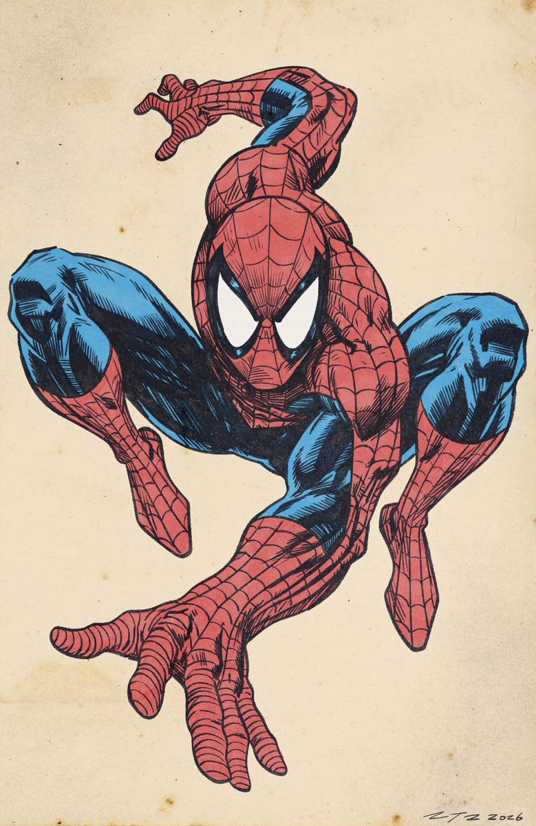 SpidermanNotes's tweet photo. Spider-Man by IG tillystechnique https://t.co/M30bi7wHfm