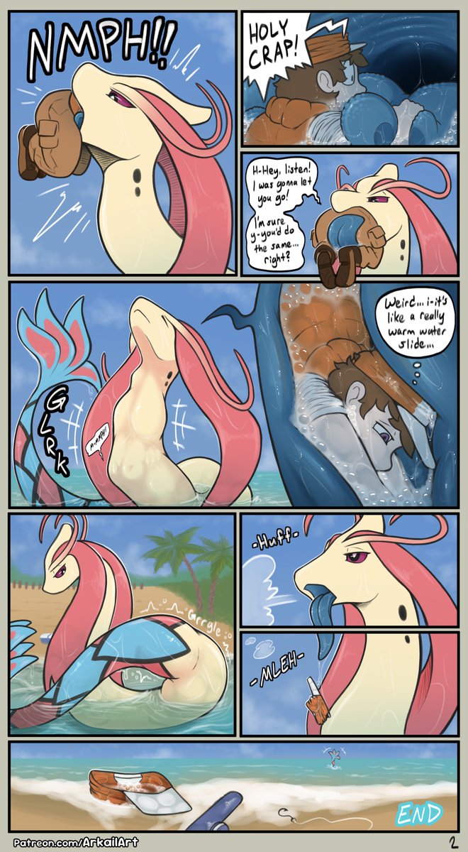 ArkailArt's tweet photo. No catch and release here. Just a good meal after a successful catch~

Part 2 of a comic with June's Pawtreon drawing poll winner! https://t.co/wrCPQPa5l2