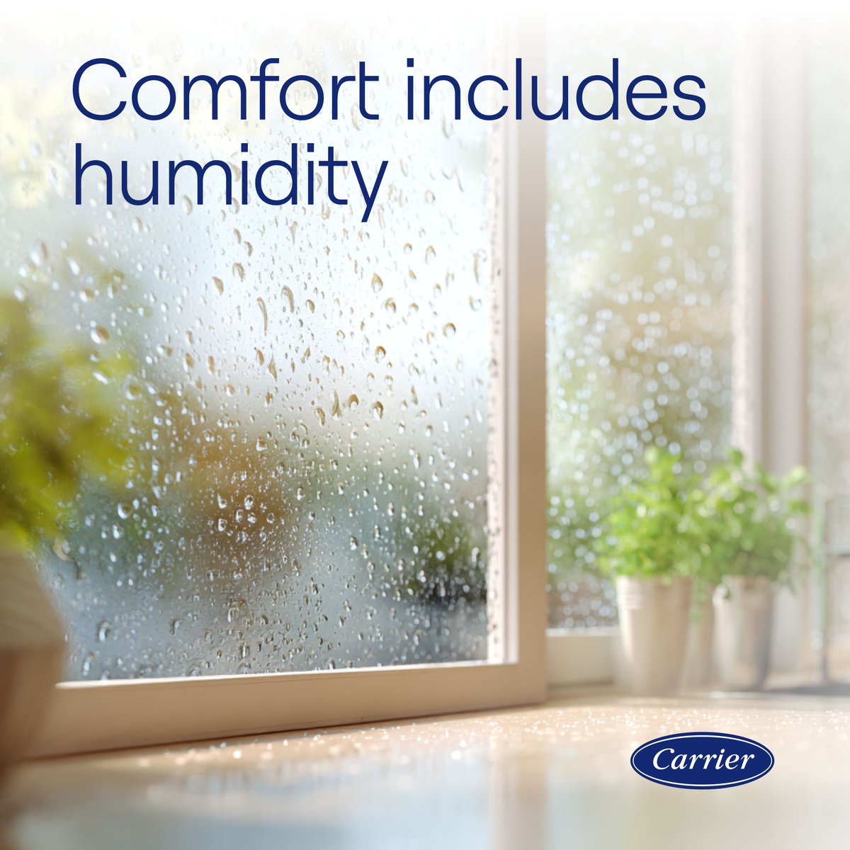 CarrierAtHome's tweet photo. If your home feels sticky even when the temperature looks right, humidity may be the culprit. Balanced humidity can help your home feel cooler and more comfortable while supporting efficient system performance. #Carrier #HomeComfort #IndoorAirQuality https://t.co/LjvCEVAC4l