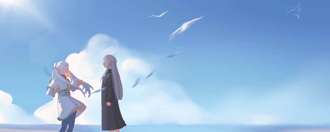 Antsyoon's tweet photo. “Why are you high again Frieren?”
“Zoltraak” https://t.co/M2z4myThOA