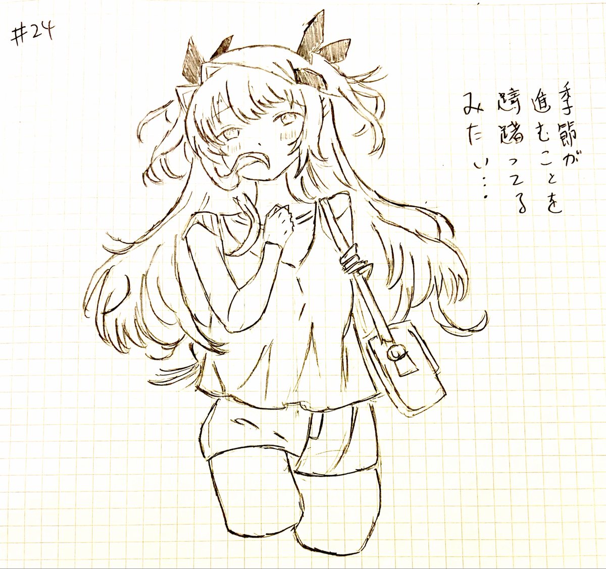 Cipsafety2222's tweet photo. 練習練習練習
夏服のぼたんが可愛い

#上伊那ぼたん
#イラスト  
#絵描きさんと繋がりたい https://t.co/wi9Yu8r2b9