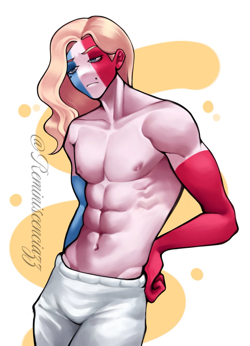 Reminiscenciazz's tweet photo. 🇨🇵; French footballer lives in my mind 
#countryhumans #countryhumansfrance https://t.co/Kn47Lbfn8k