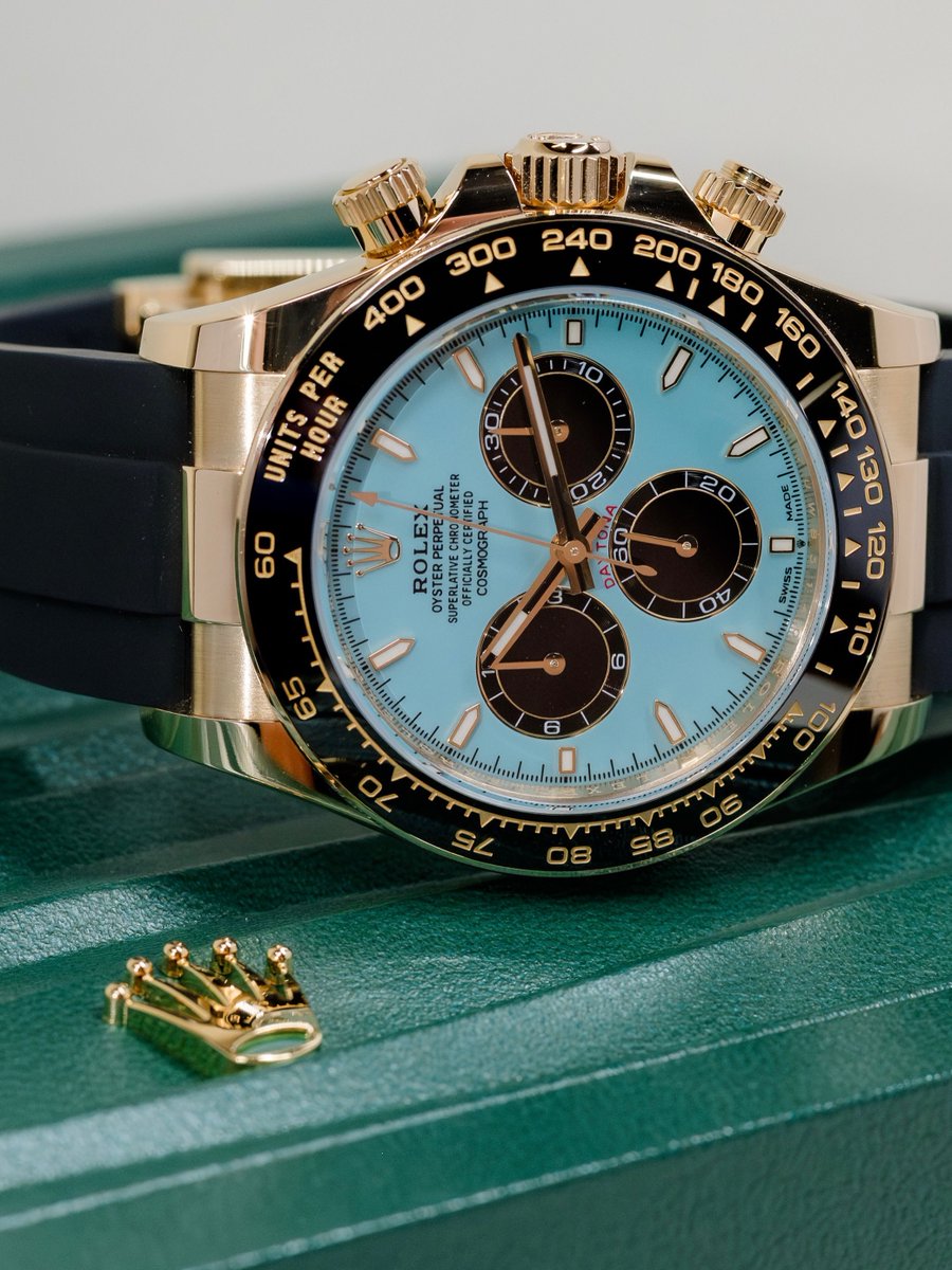 Rolexclocks's tweet photo. Rolex Daytona Tiffany blue https://t.co/82ijZo8nR2