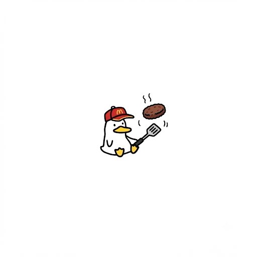 justadubduck's tweet photo. dub the fry cook https://t.co/pMITNij3KN