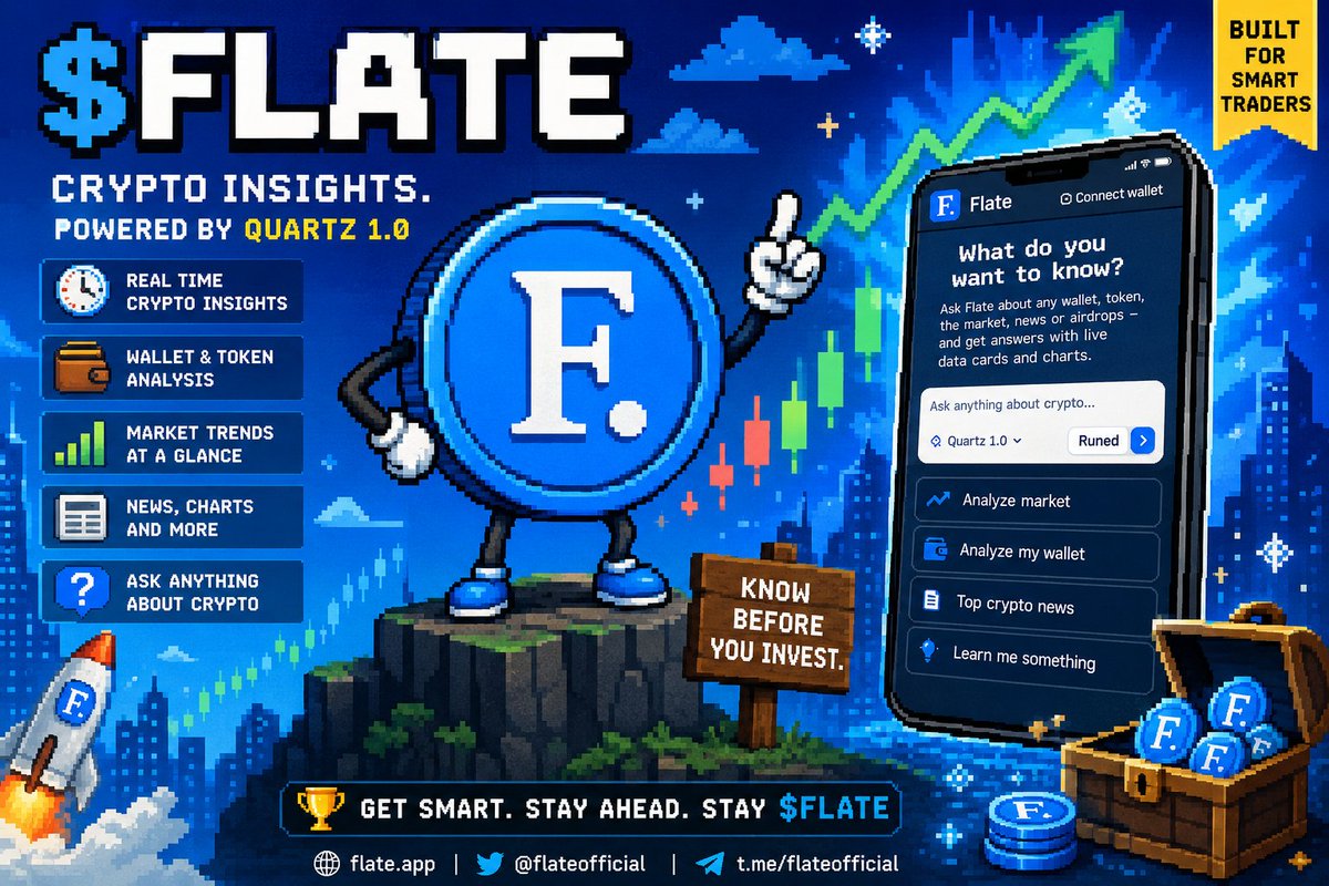 alifterh's tweet photo. $FLATE is building something worth watching. Crypto insights, smarter data, and a vision for the future. I’m staying early and watching this one closely. 🚀

CA: 4mEJjbMw71caHFracJeo1BiHM77xyDUd5sZFUwkqpump https://t.co/WjyklQlNGv
