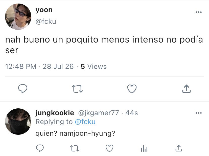 byashhaii's tweet photo. un au #namgi donde nam y yoongi comparten algunas clases debido a sus carreras.

nam tiene un crush muy fuerte por yoongi, y él, bueno, no soporta lo intenso que puede llegar a ser. https://t.co/cYCrEaisI3