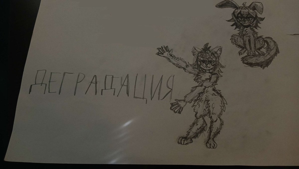 DramillionMight's tweet photo. Some more old arts (doodles) 
(the title says: "DEGRADATION") https://t.co/406dhVn5Dz