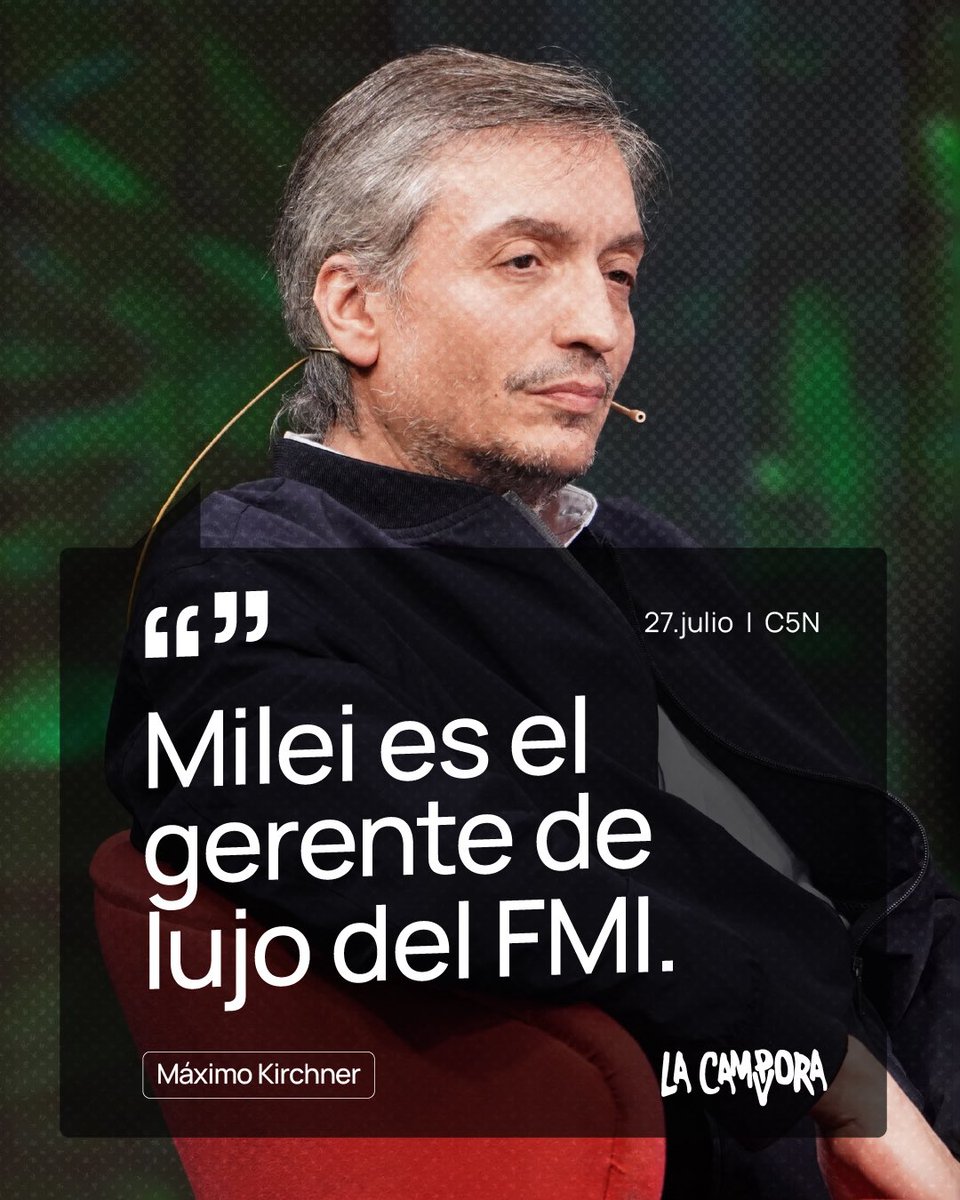 la_campora's tweet photo. Máximo Kirchner en C5N 🧵⤵️ https://t.co/uRRhk2mhd1
